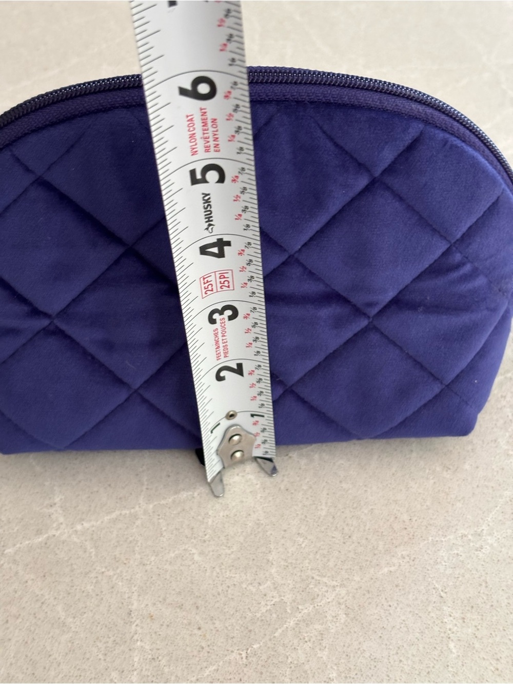 Vera Bradley Harry Potter Purple Quilted Hedwig Velvet Cosmetic Makeup Bag Case - Picture 7 of 11